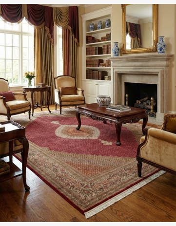 9' 11 x 13' Tabriz Mahi Rug