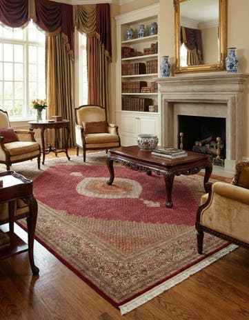 9' 11 x 13' Tabriz Mahi Rug