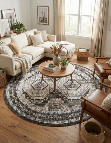 7' 10 x 7' 10 Charlotte Round Rug