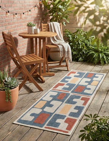 2' x 6' 1 Easy-Clean Baja Indoor / Outdoor Runner Rug
