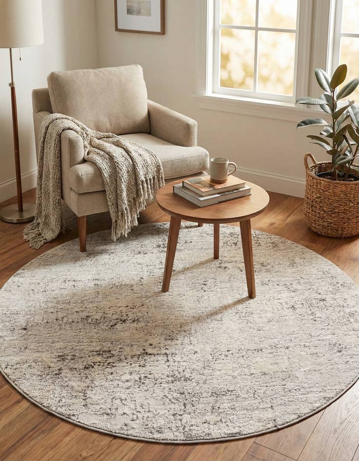 Detail image of 4' x 4' Caspian Round Rug