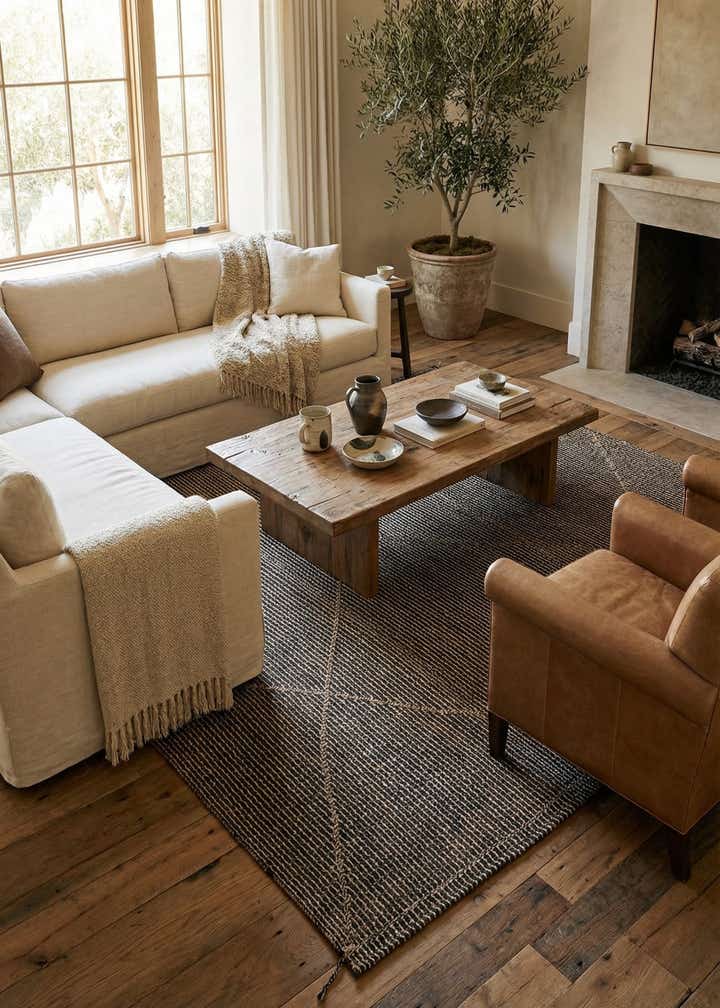 7' 9 x 9' 9 Hand Knotted Darya Wool Rug