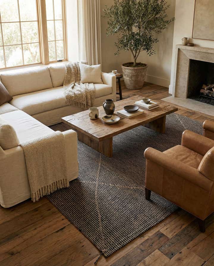 7' 9 x 9' 9 Hand Knotted Darya Wool Rug