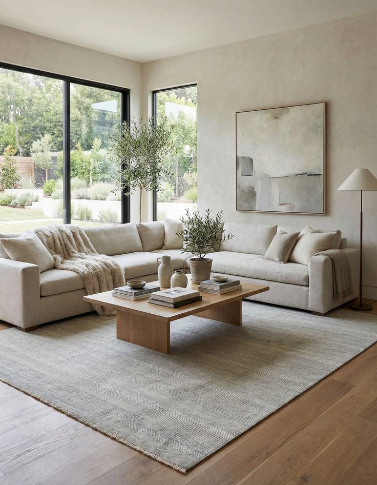 Detail image of 10' x 13' Kamla Wool Rug