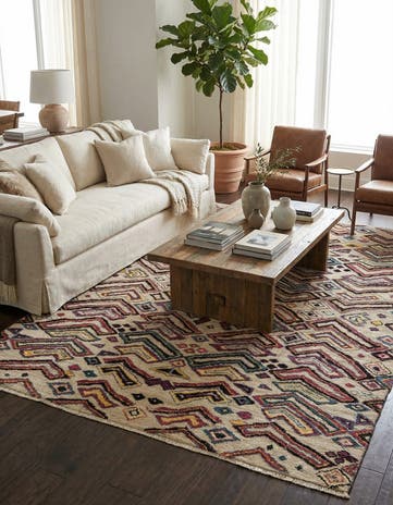 8' x 10' 1 Hand Knotted Darya Wool Rug