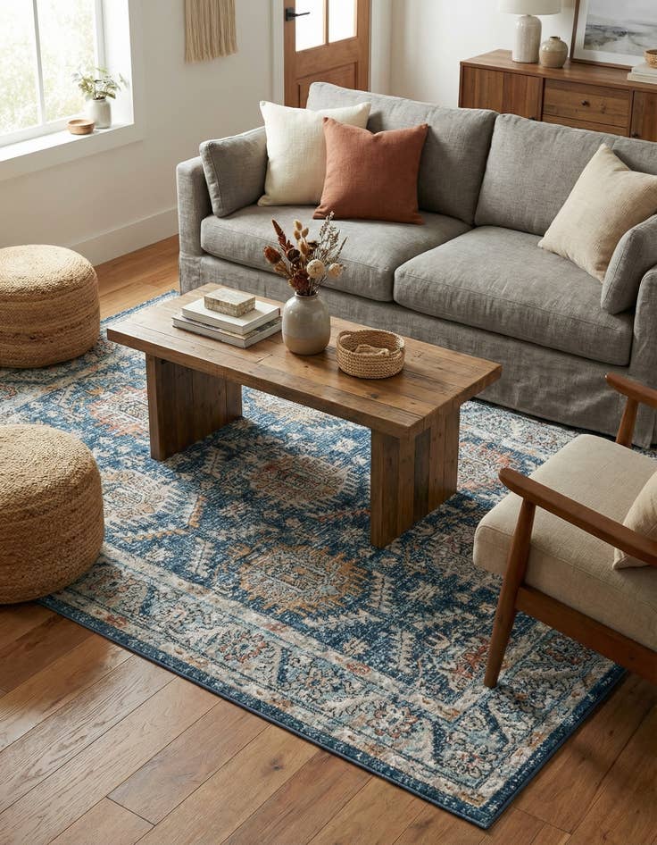 Detail image of  5' 3 x 8' Nyla Rug