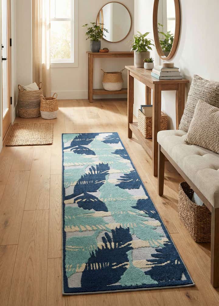2' x 8' Easy-Clean Aruba Indoor / Outdoor Runner Rug