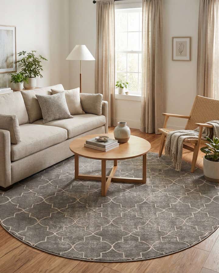 Jill Zarin 5' 3 x 5' 3 Uptown Lincoln Center Round Rug