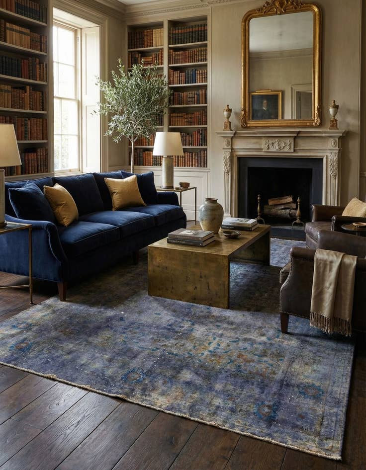 Detail image of 6' 6 x 9' 3 Tabriz Rug