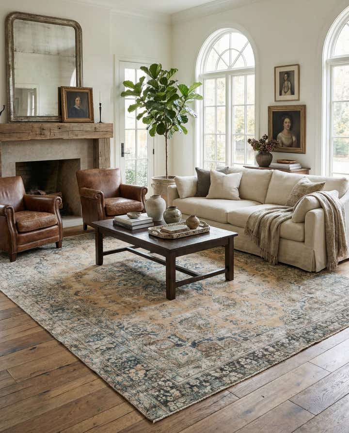 9' 6 x 11' 10 Hand Knotted Ultra Vintage Persian Wool Rug