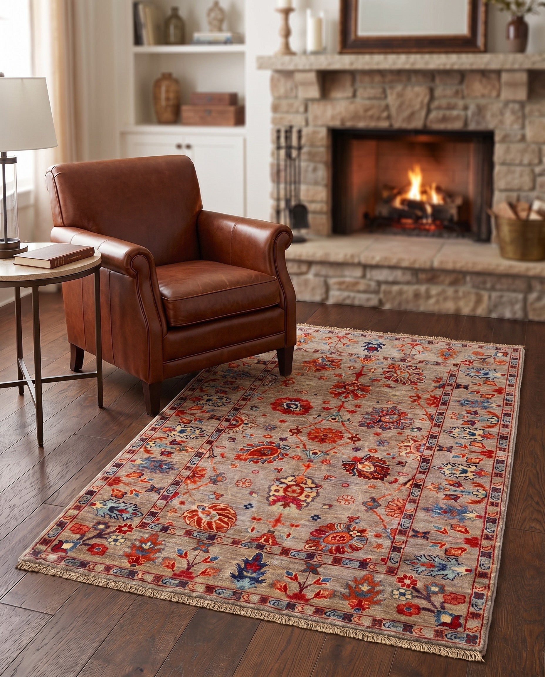 3' 3 x 4' 10 Hand Knotted Ariana Ziegler Rug