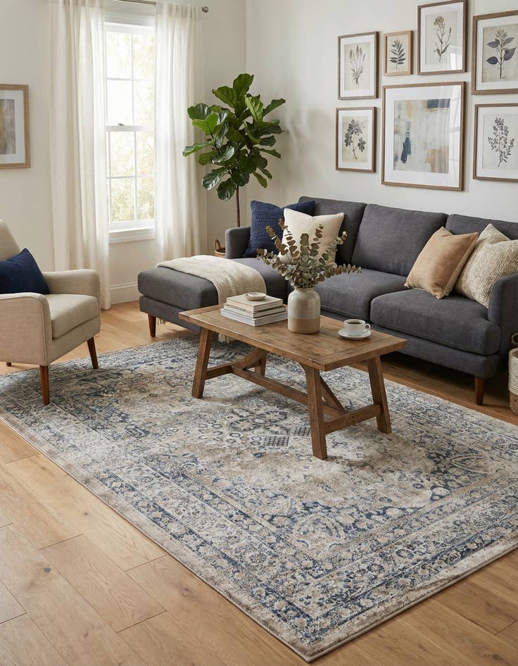 Detail image of 5' 2 x 7' 7 Villa Rug