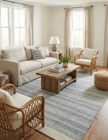 7' 10 x 10' Hand Woven Lariat Rug