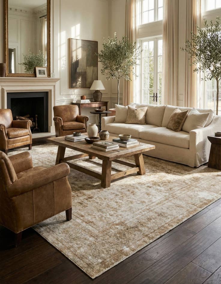 Detail image of 9' 2 x 12' 4  Hand Knotted Ultra Vintage Persian Wool Rug