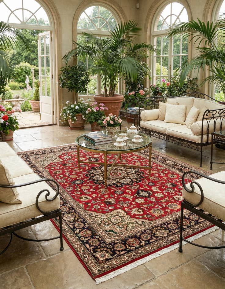 Detail image of 5' x 7' 2 Tabriz Rug