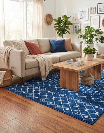 6' x 9' Moroccan Trellis Rug