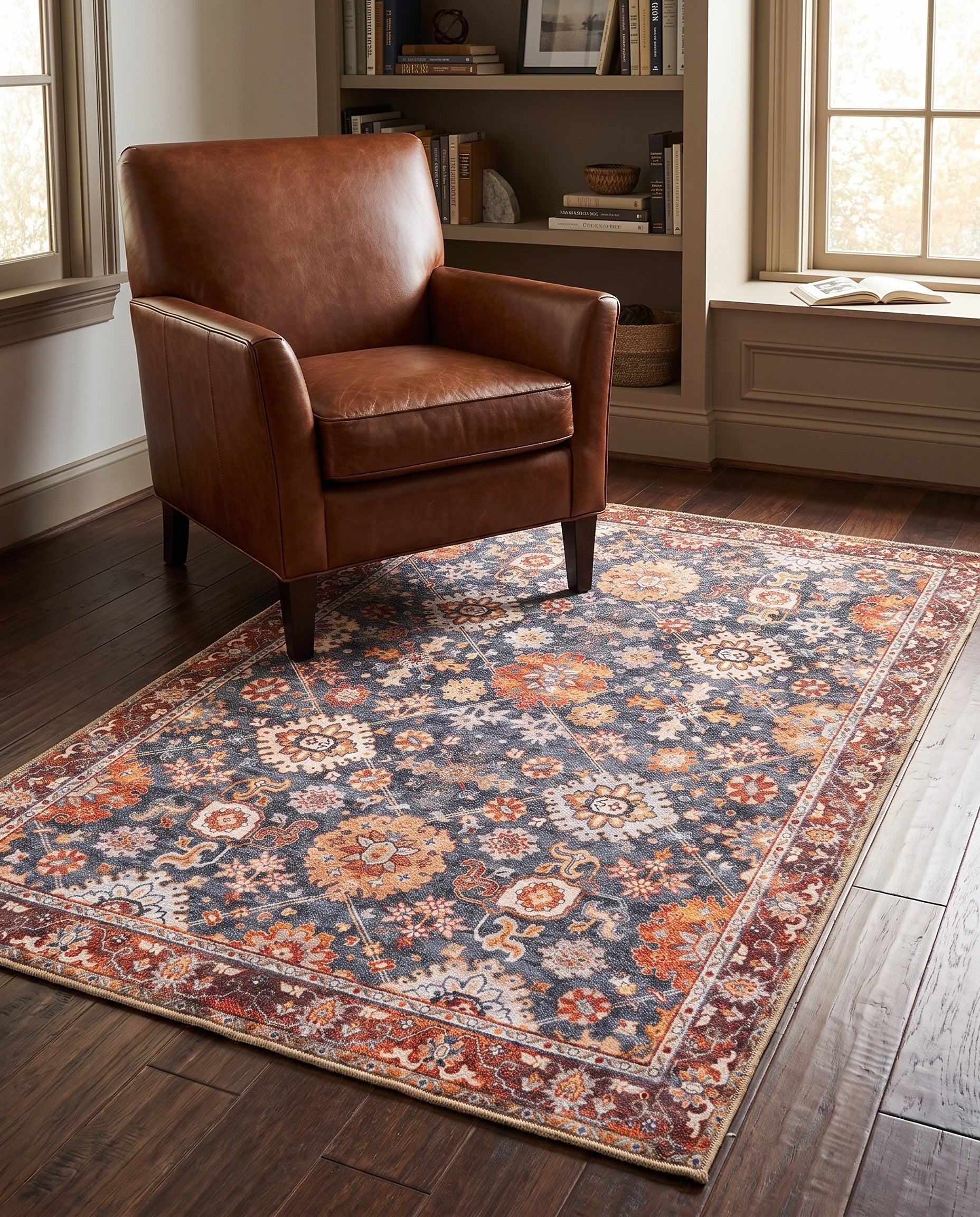 4' 1 x 6' 1 Washable Timeless Rug