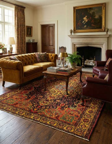 6' 10 x 10' Bachtiar Wool Rug