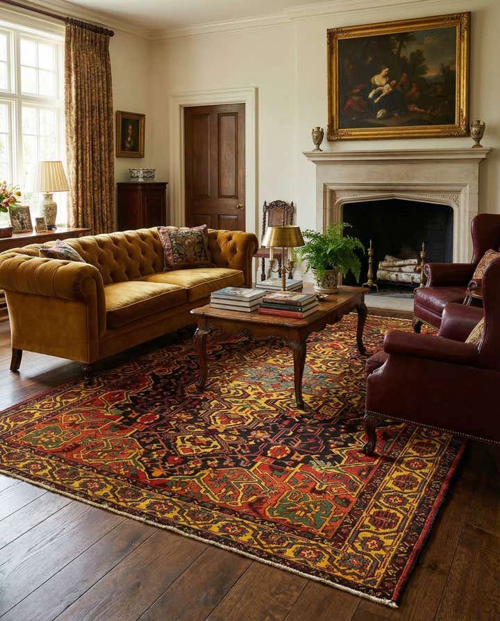 6' 10 x 10' Bachtiar Wool Rug