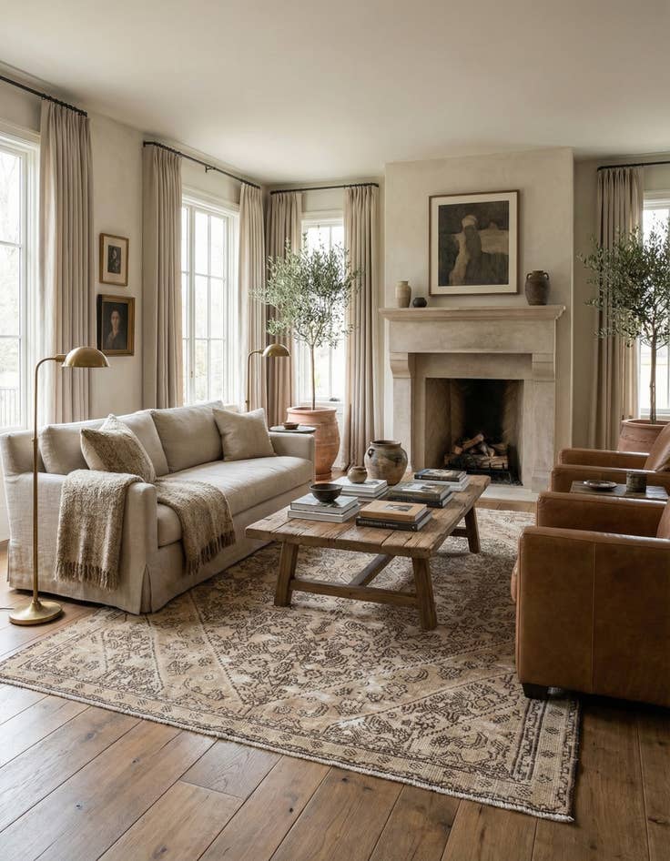 Detail image of 5' 5 x 8' 2  Hand Knotted Ultra Vintage Persian Wool Rug