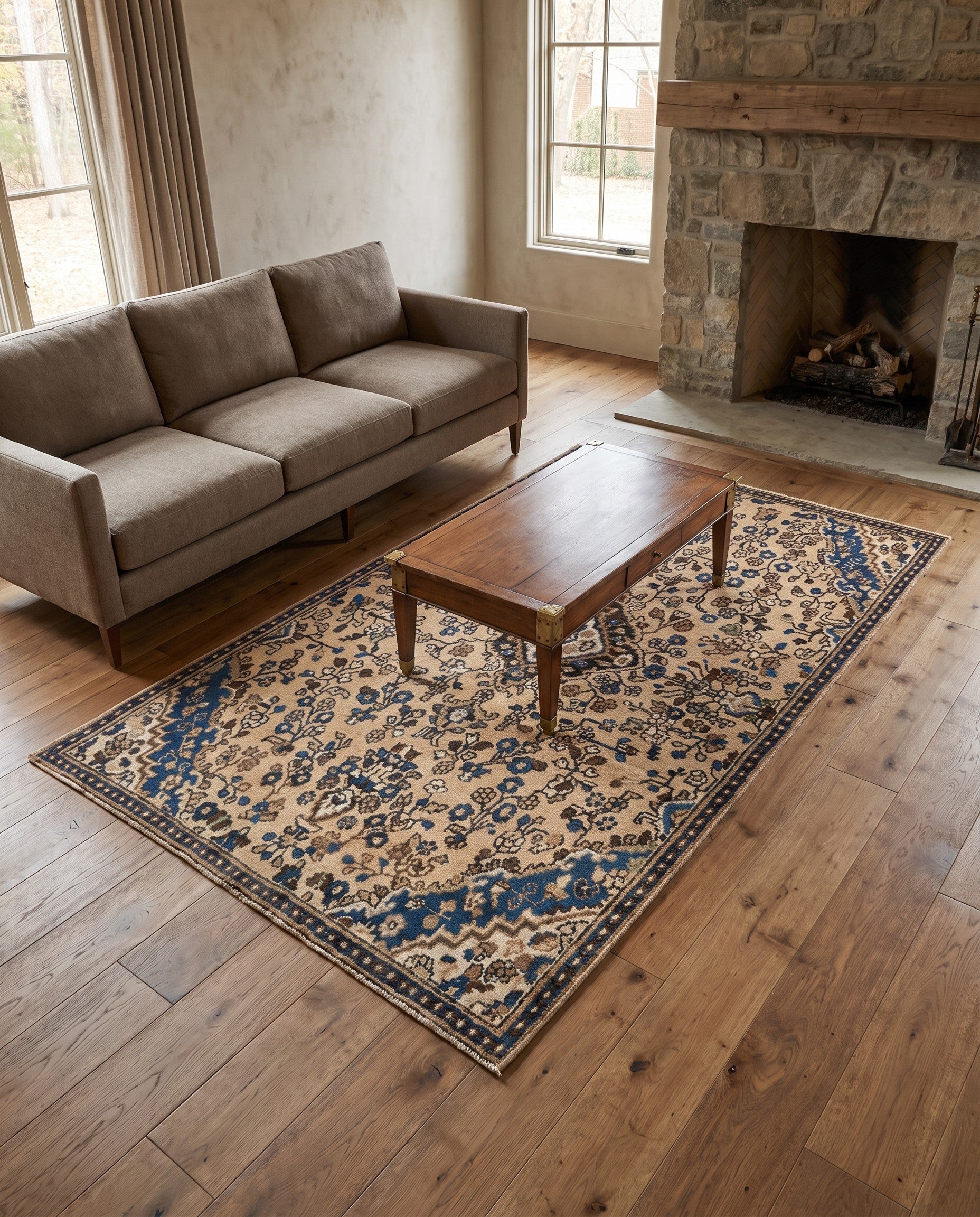 4' 11 x 8' 1 Hamedan Rug