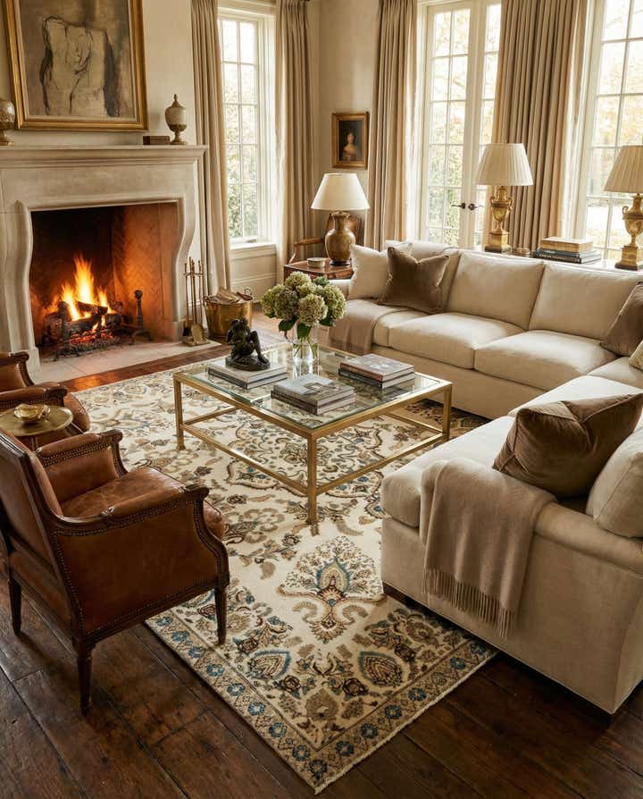 9' 11 x 12' 8 Hand Knotted Vintage Royal Persian Wool Rug