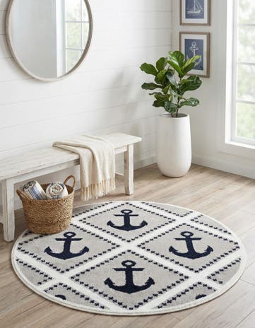 3' 3 x 3' 3 Sydney Round Rug