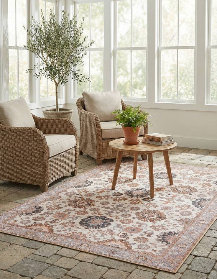 Detail image of 6' 1 x 9' Timeless Rug