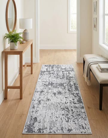Gray Abbey Runner Rug