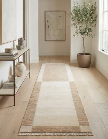 2' 9 x 13' 2 Hand Knotted Darya Wool Runner Rug