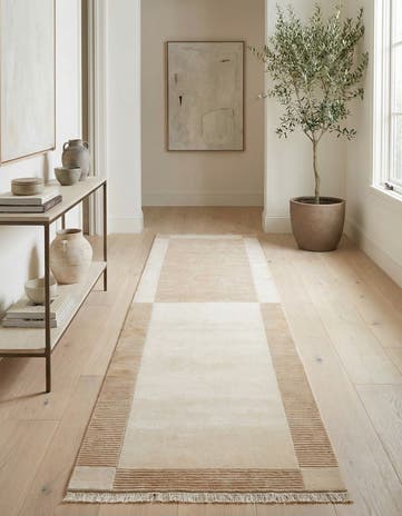 2' 9 x 13' 2 Hand Knotted Darya Wool Runner Rug