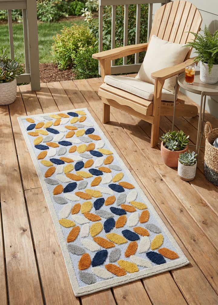 2' x 6' Easy-Clean Aruba Indoor / Outdoor Runner Rug