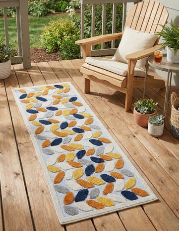 2' x 6' Easy-Clean Aruba Indoor / Outdoor Runner Rug