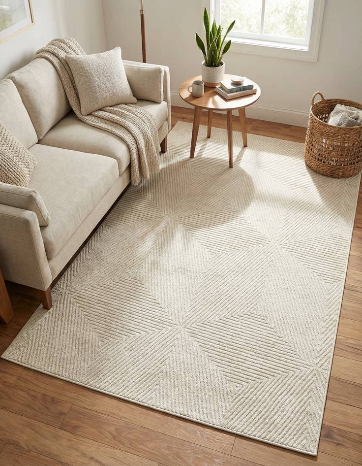 Detail image of 4' x 6' Easy-Clean Sabrina Soto Indoor / Outdoor Rug