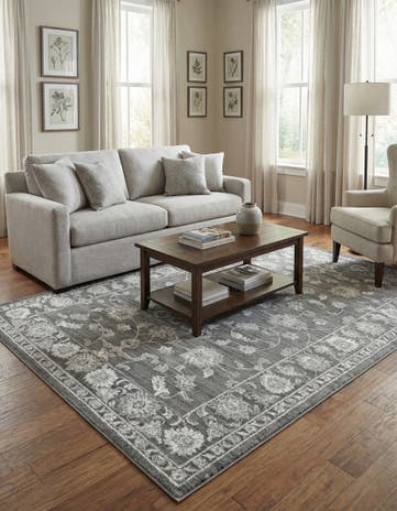 Gray Boston Rug