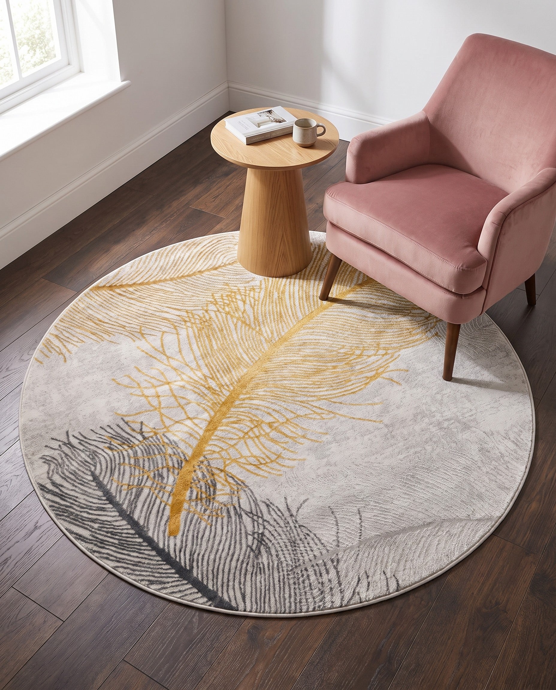 5' 3 x 5' 3 Finsbury Round Rug