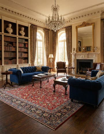 10' 2 x 13' 11 Kashan Rug