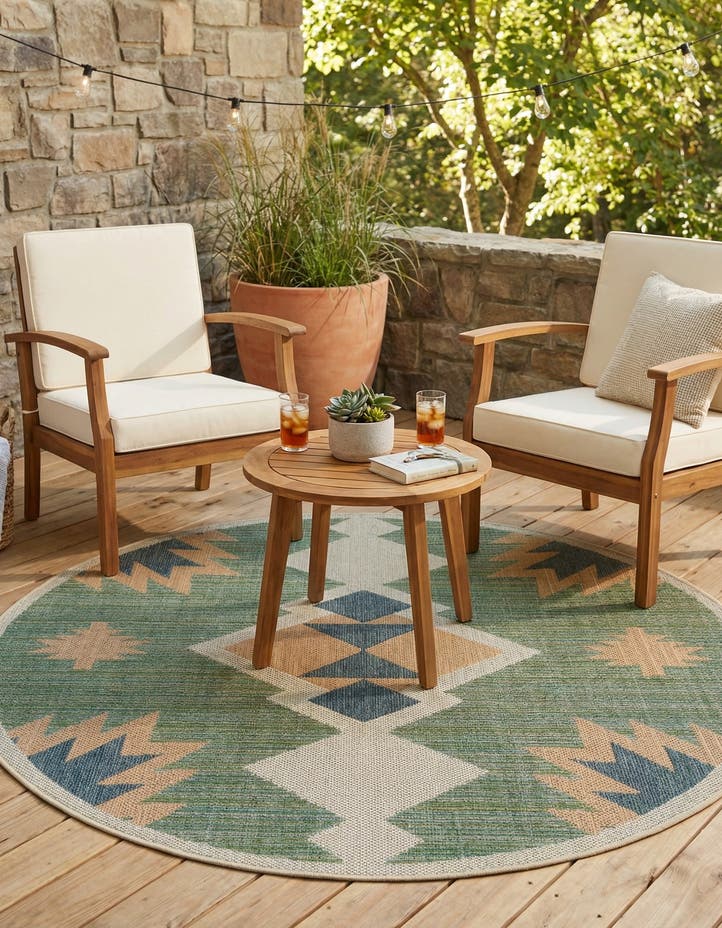 6' x 6' Easy-Clean Baja Indoor / Outdoor R...