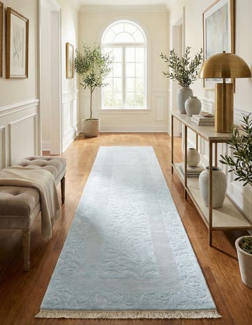 3' 3 x 12' 10 Hand Knotted Darya Wool Runner Rug