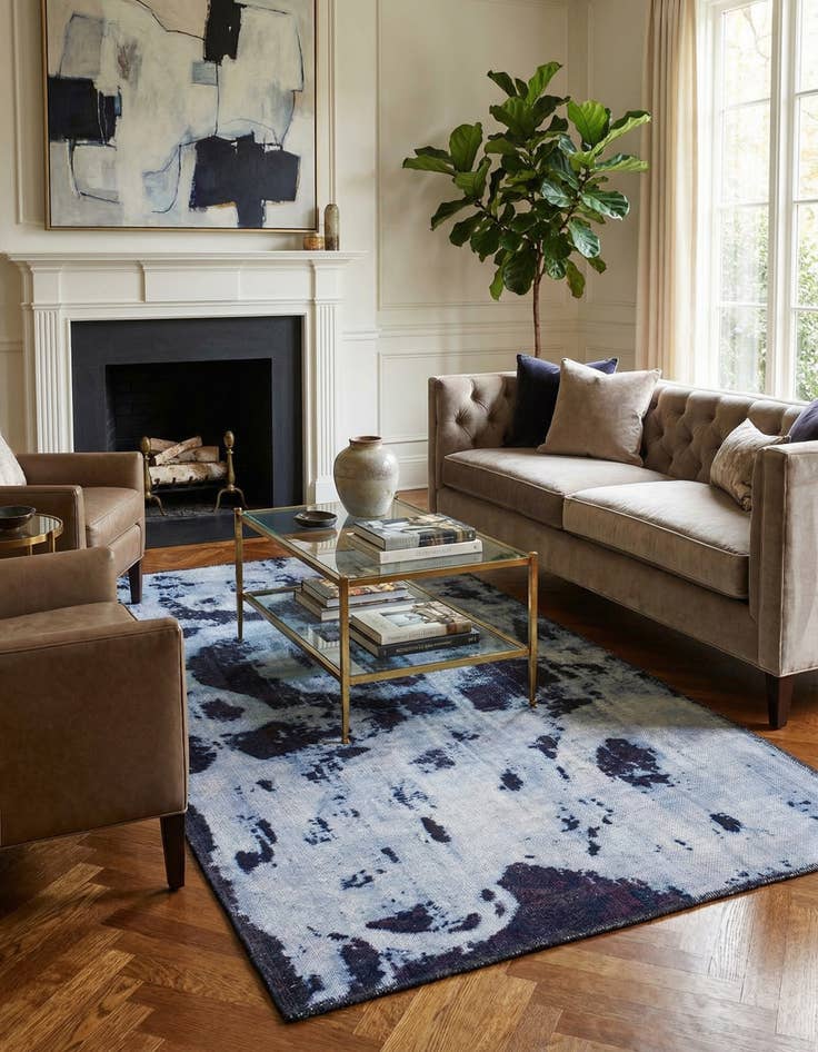 Detail image of 3' 3 x 6' 3  Hand Knotted Ultra Vintage Persian Wool Rug