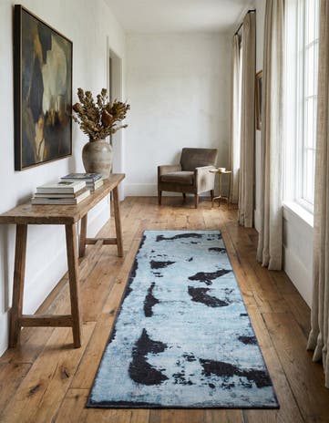2' 7 x 9' Hand Knotted Ultra Vintage Persian Wool Runner Rug