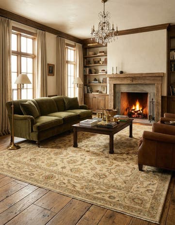 8' 11 x 12' Ziegler Wool Rug