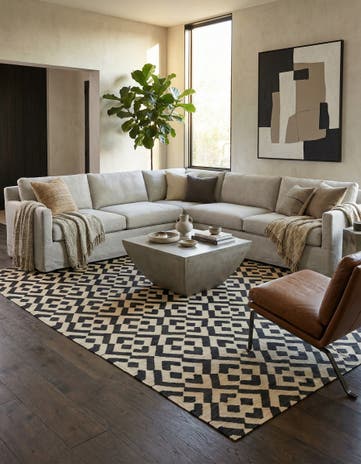 8' 6 x 11' 4 Hand Woven Kilim Modern Wool Rug