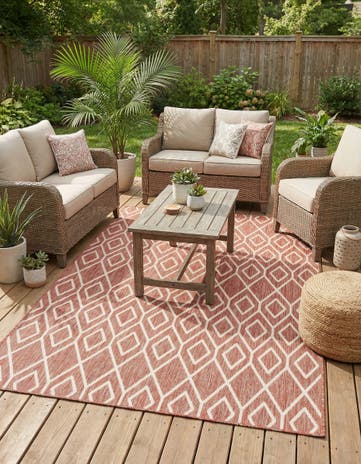 6' x 9' Easy-Clean Jill Zarin Turks and Caicos Indoor / Outdoor Rug