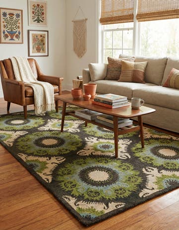 5' x 8' Luna Wool Rug