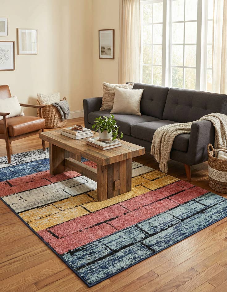 Detail image of  5' 3 x 8' Tagine Rug