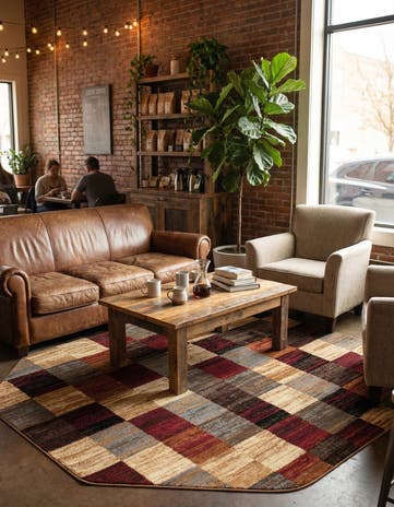 Cafe Octagon Rug