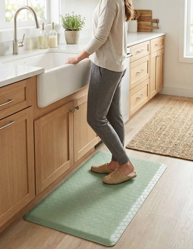 Detail image of 2' x 3' Solid Anti-Fatigue Comfort Mat