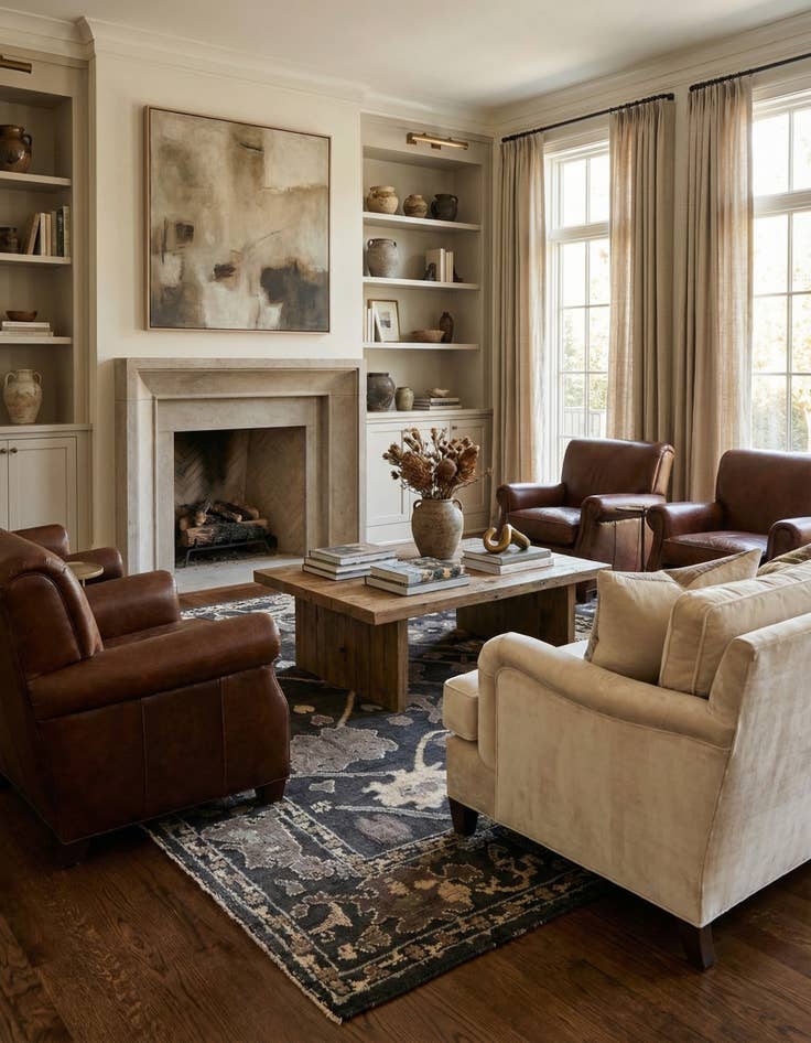 Detail image of 9' 5 x 12' 4  Hand Knotted Oushak Wool Rug