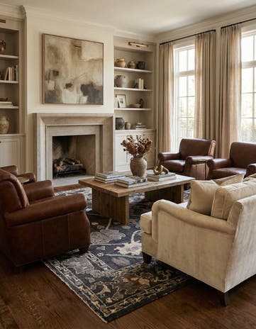 9' 5 x 12' 4 Hand Knotted Oushak Wool Rug